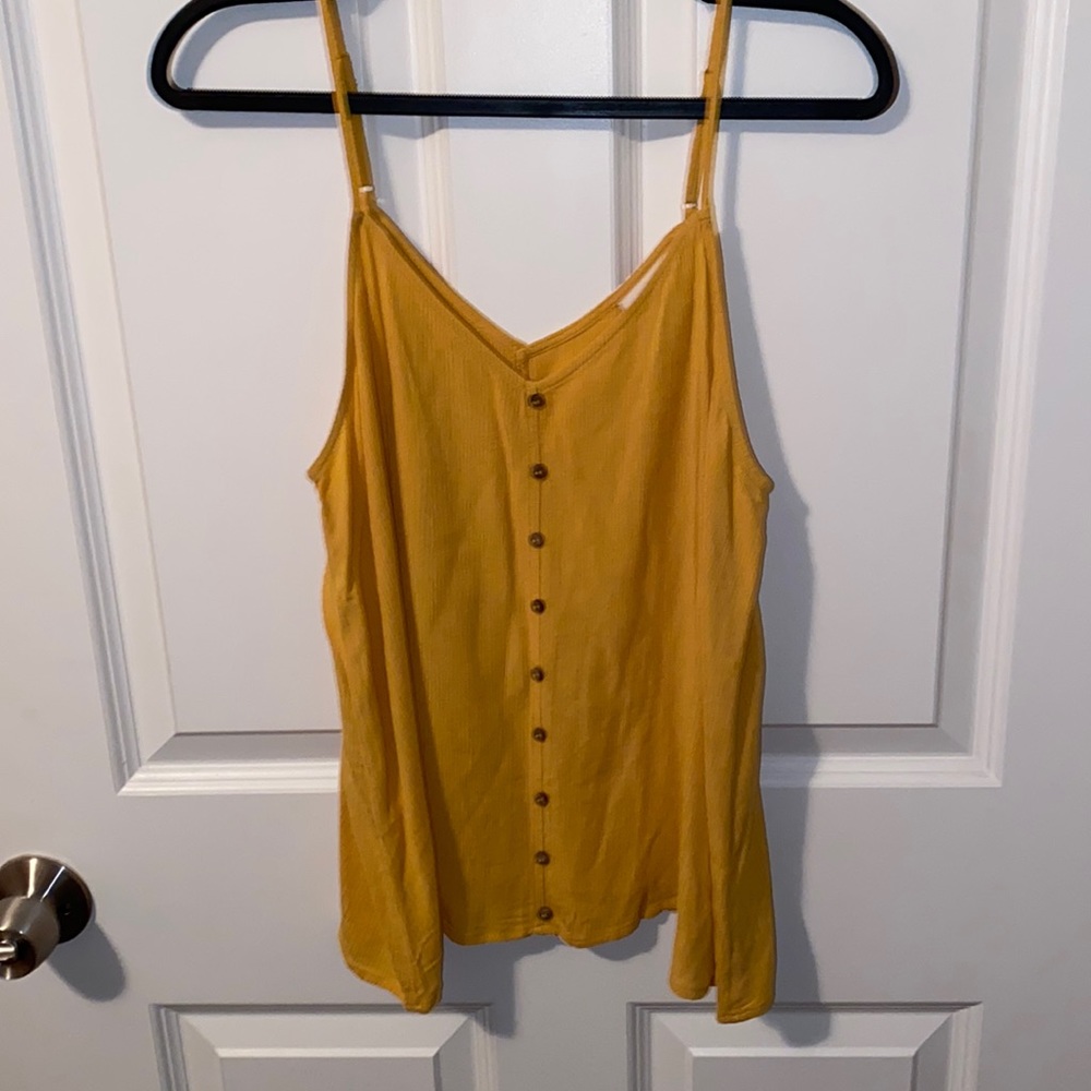 Mustard yellow tank top